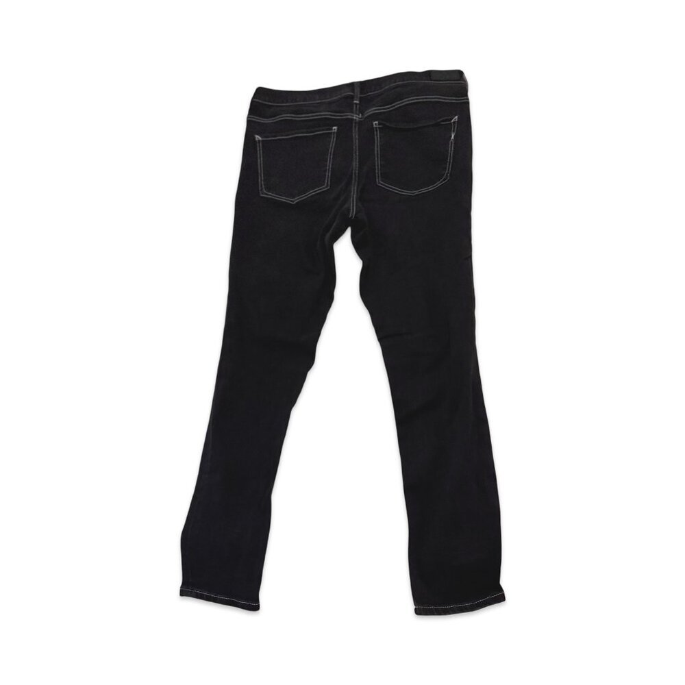 Express Plus Size High Waisted Button Fly Black J… - image 5